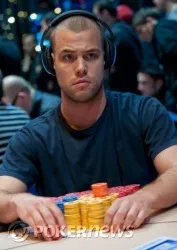 Il Chip Leader del Day 3 Matthew Woodward