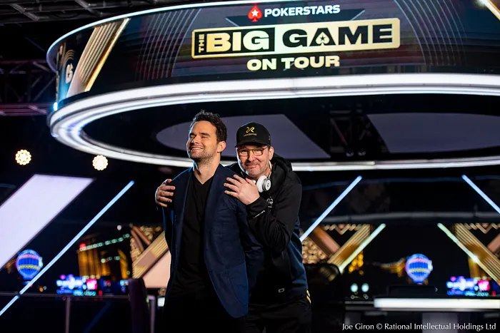 Alan Keating and Phil Hellmuth