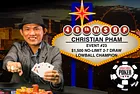 Lowball Rookie Christian Pham Takes Down $1,500 No-Limit 2-7