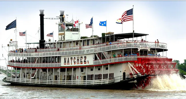 The steamboat Natchez. Photo courtesy of steamboatnatchez.com.