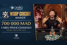 Fábio Dâmaso vence Mini Main Event do WSOPC Marrakech e conquista anel