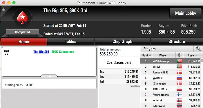 Afonso Ferro Vence RuiNF no Heads-Up do Big  & Mais 101