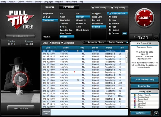 Estão de volta os ,000 Freerolls Exclusivos na FullTilt Poker 101