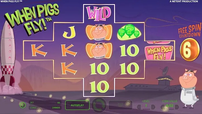 When pigs Fly Online Slots is Free at TonyBet