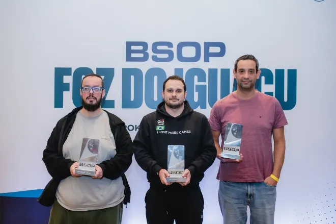 Pódio do Omaha Dealers Choice