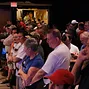 The crowd is three deep watching Day 3 of the Seniors Event