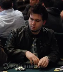 Jonathan Karamalikis emerged victorious from a seven handed flop