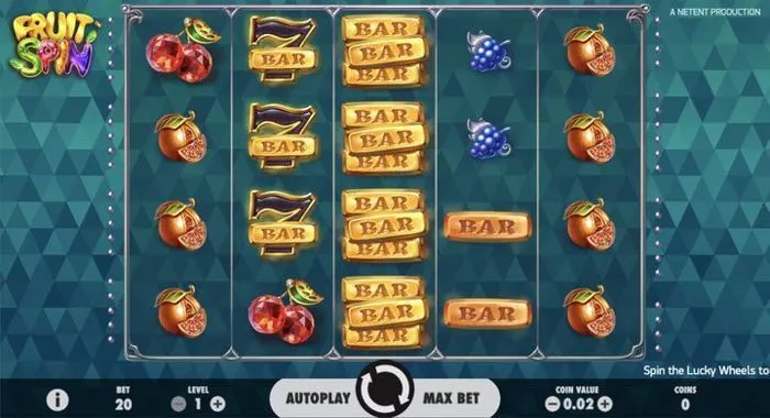 Fruit Spin NetEnt Slot
