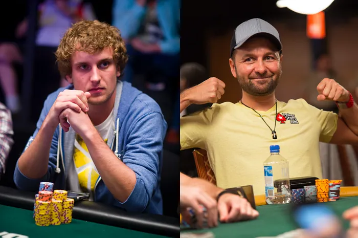 Ryan Riess and Daniel Negreanu