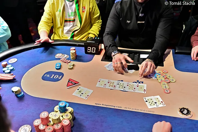 Kestutis Jungevicius Eliminated on the Bubble