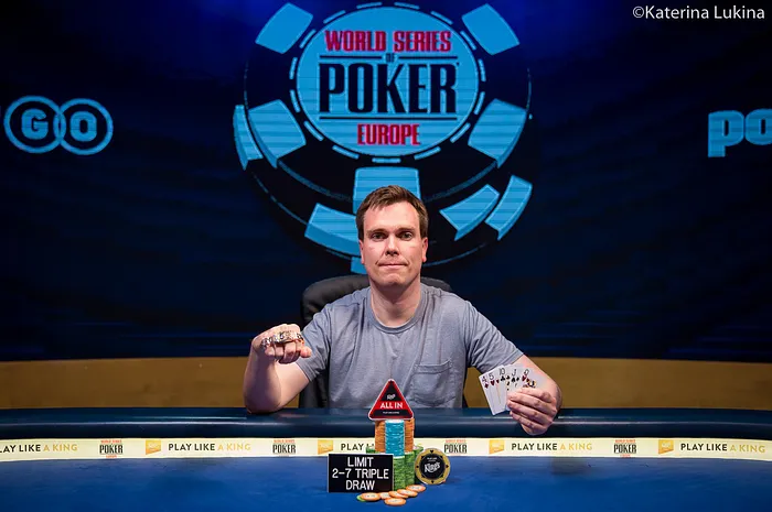 Espen Sandvik helped relegate Phil Hellmuth to a third-place finish.