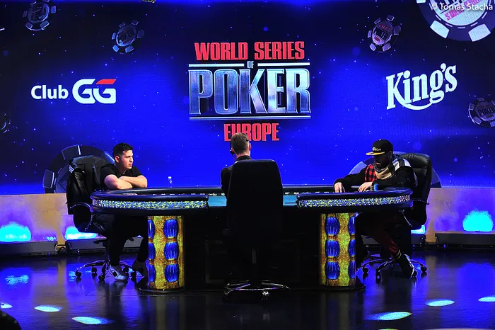 WSOPE Main Event Josef Gulas Jr and Johan Guilbert