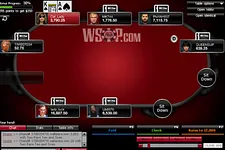 The WSOP.com booth at the Rio.