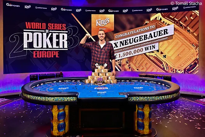 Max Neugebauer winner WSOPE main event