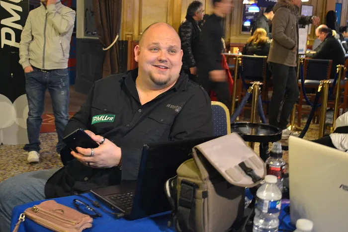 Loïc Xans pendant le WPTN Paris en 2014 / Copyright Julien Tissot