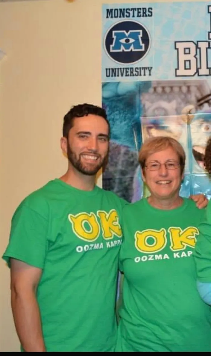 Joseph Hebert and his mother, Linda.