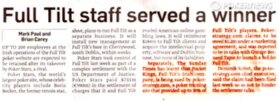 Full Tilt Poker : deux nouvelles plaintes déposées 101