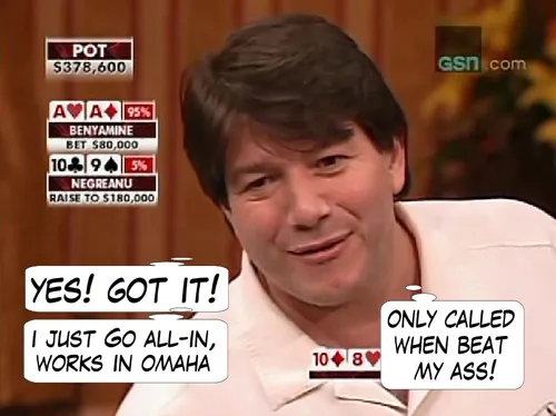 High Stakes Poker Cómico! Negreanu vs Benyamine 119