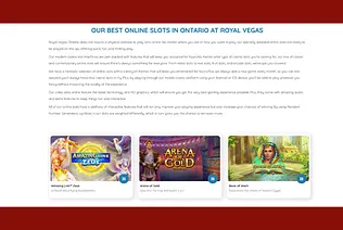 Royal Vegas Casino ON Slots