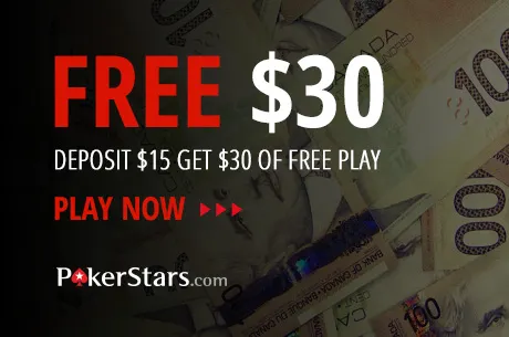 Free $30 on PokerStars for First-Time Depositors! 0001