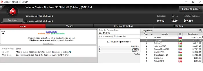 Winter Series: Mathaus 500 Crava Evento #34 Medium (,476) & Mais 104