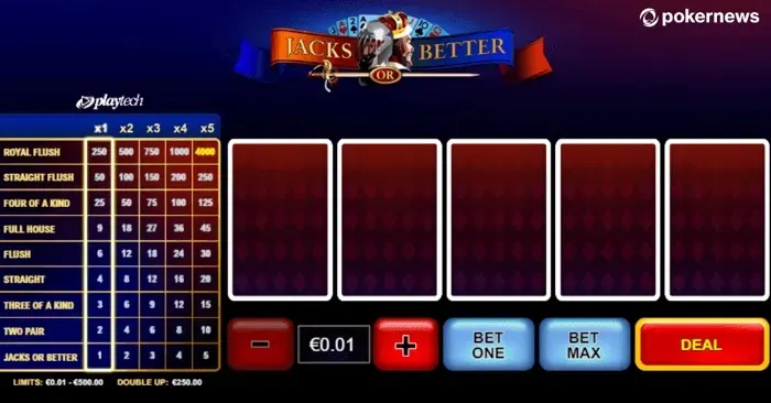 Jugar al Jacks or Better