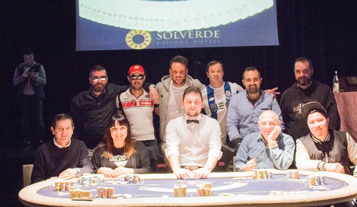 Mesa Final do Main Event do ECT Poker Tour