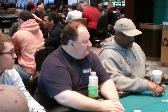 Greg Raymer on Day 1a of the 2013 WSOP Circuit Foxwoods.