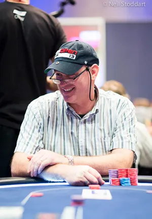 Tom Gallagher in the money! Photo courtesy of PokerStars Blog.
