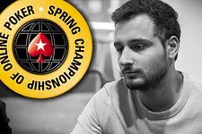 Manuel Bravo Martins na mesa final do Main Event SCOOP 2020