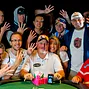 WSOP Event 29 gold bracelet winner Tom Schneider & friends/family