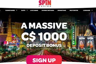 Spin Casino Lobby
