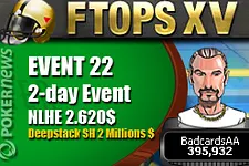 Dimanche 21 février Raj 'BadcardsAA' Vohra a triomphé dans le 2-Day Event #22 à 2.620$ des FTOPS XV sur Full Tilt Poker.