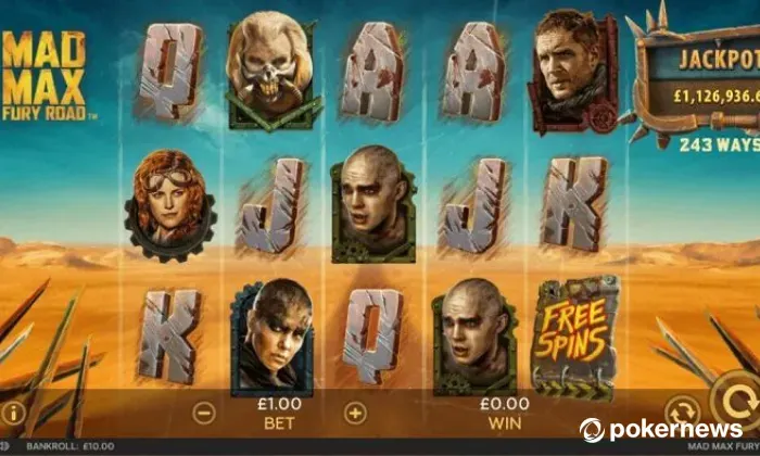 Mad Max Fury Road slot
