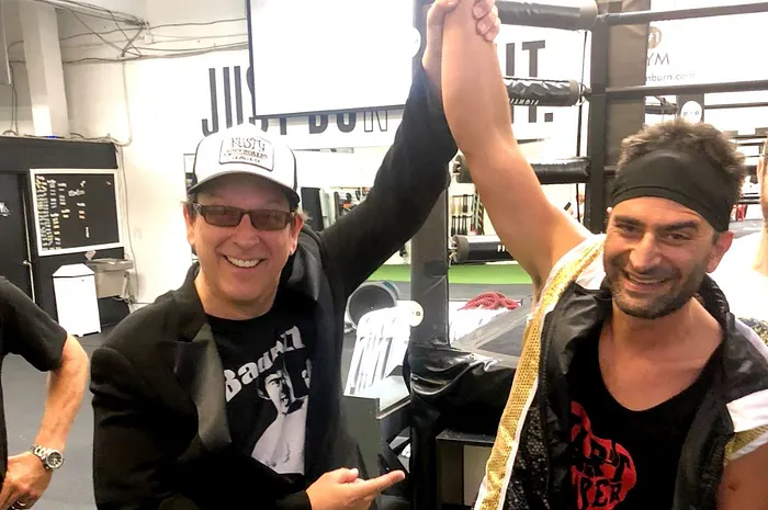 Kevin Hart and Antonio Esfandiari