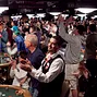 The Amazon room erupts when the announcement is made that all the players are in the money