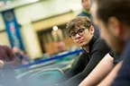 Fedor Holz, with Steve O'Dwyer in the foreground