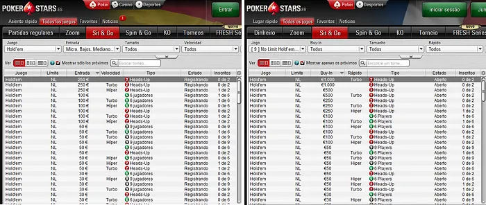 PokerStars ES/FR: As Diferenças e o Calendário das FRESH Series 101