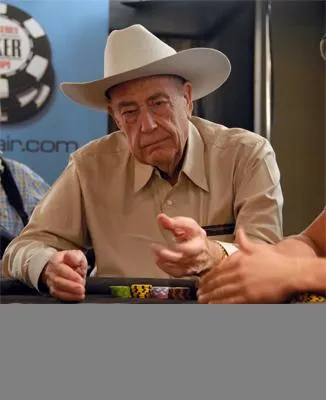 Texas Dolly sporting the Johnny Cash look during the PLO event