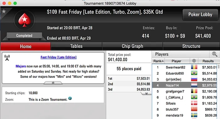 Saem Mais 5 FT's para a "Mesa" de João "Naza114" Vieira 102