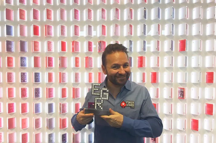 Daniel Negreanu with PokerStars EGR award