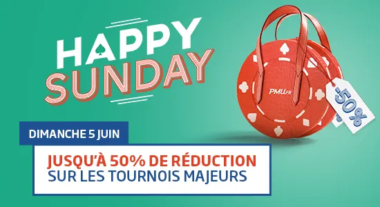 PMU Poker : 37% de réduction sur la session du dimanche 5 juin 0001