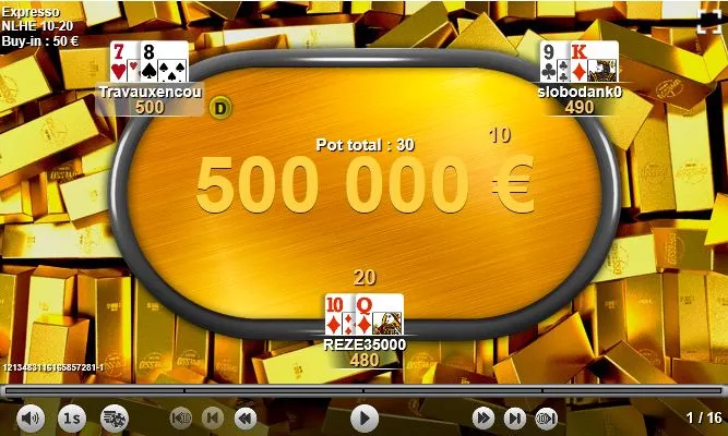 Expresso : Un demi million pour slobodank0 sur Winamax 0001