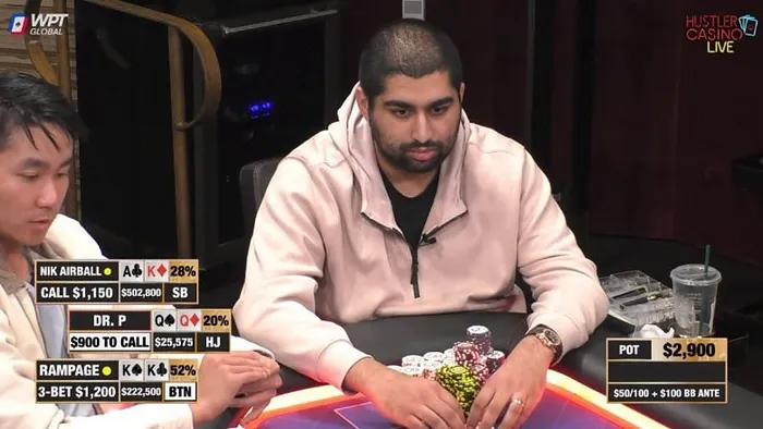 Nik Airball Hustler Casino Live Poker