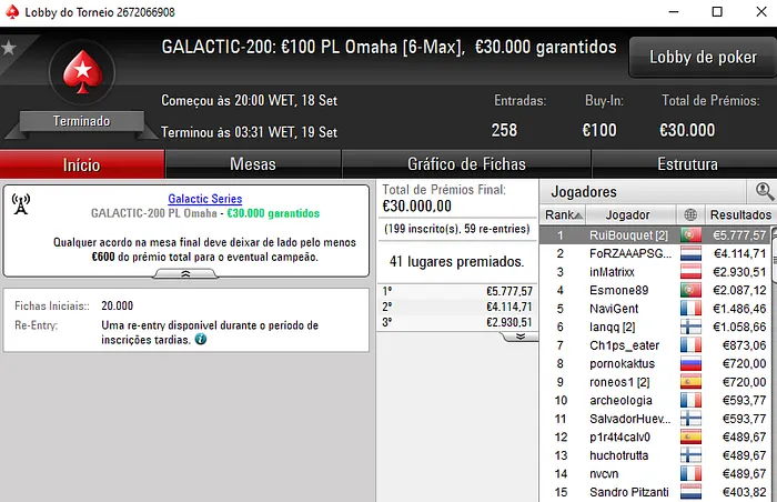 Galactic Series PokerStars