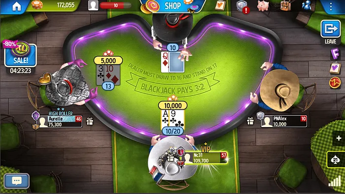 Low Blackjack Governor of Poker 3