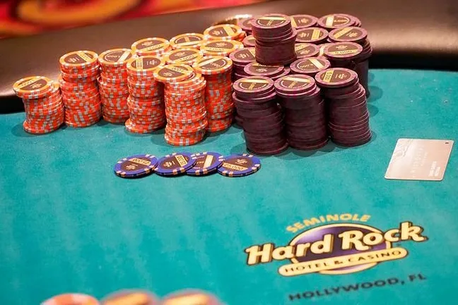 Seminole Hard Rock poker chips