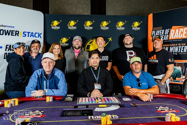 $400 PokerNews PowerStack Ring Event Final Table