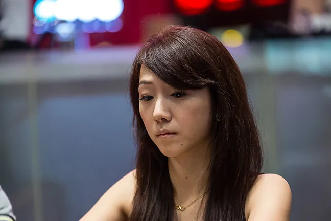 Celina Lin during the $50,000 Freezeout