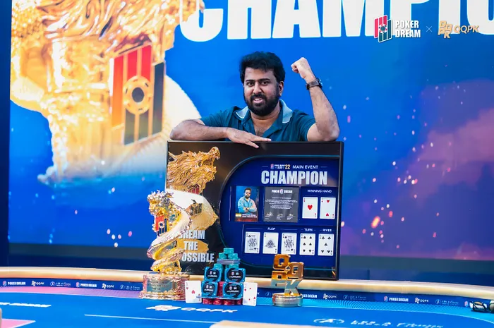 Pentakota Denies Sharma Fourth Poker Dream Title in Jeju Main Event
